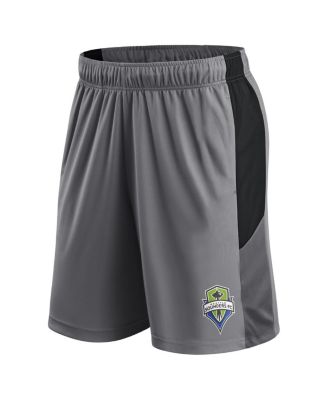 Мужские серые шорты Fanatics для команды Seattle Sounders FC