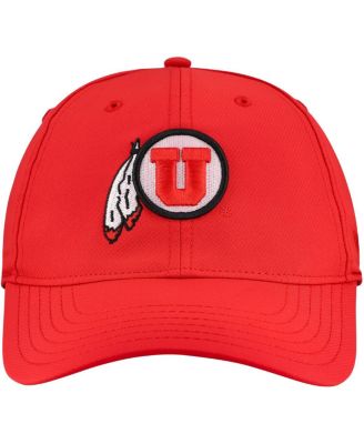 Мужская шапка с регулируемой посадкой Utah Utes Victory Trainer от Top of the World красного цвета
