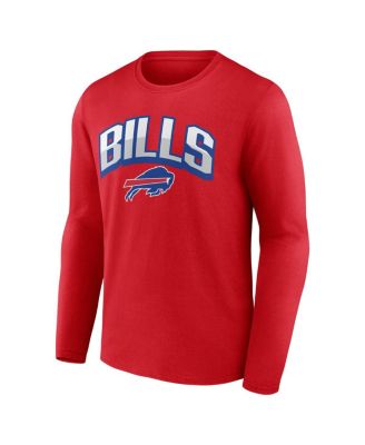 Мужская красная футболка Fanatics Buffalo Bills с длинным рукавом