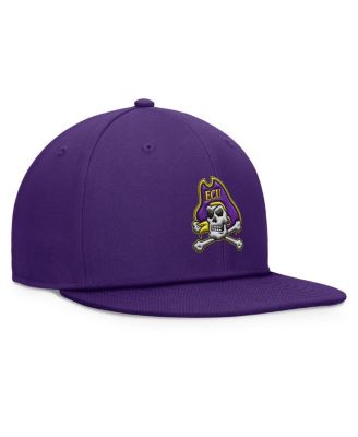 Мужская фиолетовая кепка ECU Pirates Fundamental Snapback от Top of the World