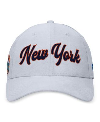 Мужская серая регулируемая шляпа Fanatics New York Islanders Heritage от Fanatics