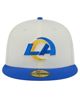 Мужская белая шляпа New Era/Royal Los Angeles Rams Main 59 размера 
