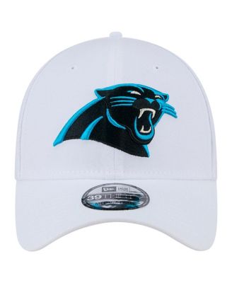Мужская белая кепка Carolina Panthers Main 39-го размера от New Era Flex
