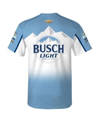 Men's Light Blue Ross Chastain Busch Light Uniform T-Shirt
