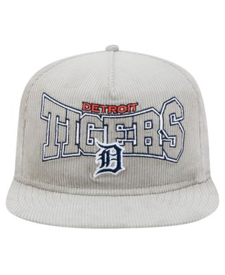 Мужская серая вельветовая бейсболка для гольфа Detroit Tigers от New Era