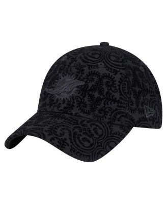 New Era - Women's Black Miami Dolphins Flair 9TWENTY Adjustable Hat