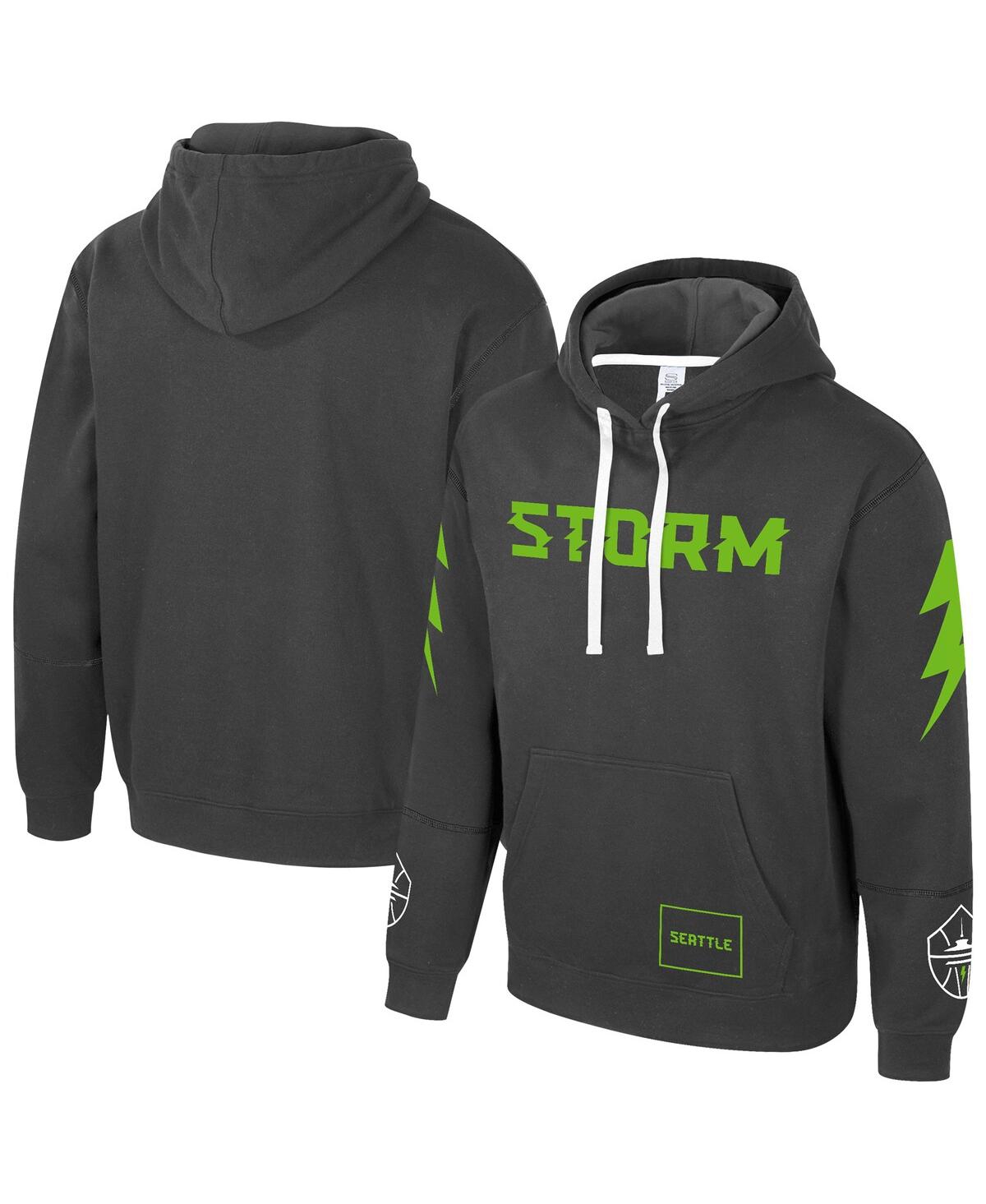 Men's and Women's Black Seattle Storm City Star Rebel Edition Pullover Hoodie - Black