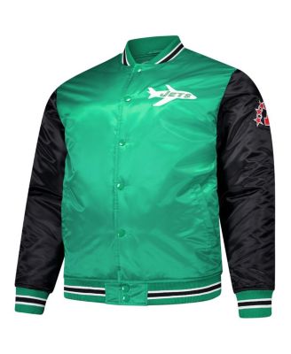 Мужская атласная куртка Mitchell & Ness Kelly Green New York Jets Team от Mitchell & Ness