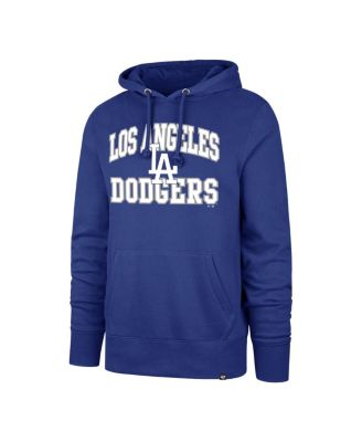 '47 бренд мужские Королевский Лос-Анджелес Доджерс большая, высокая скорость флисовый пуловер с капюшоном