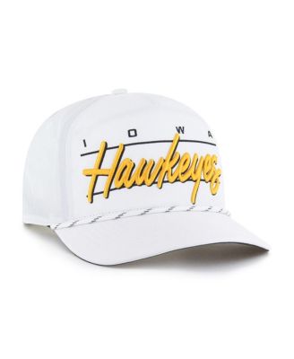 Брендовая мужская белая шляпа Iowa Hawkeyes Condor Hitch 47-го года выпуска, регулируемая по длине.