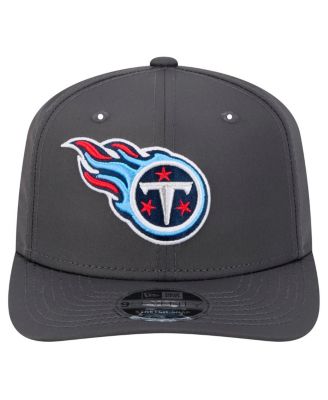 Мужская графитовая шапка Tennessee Titans Main 9SEVENTY с застежкой-молнией из новой эры