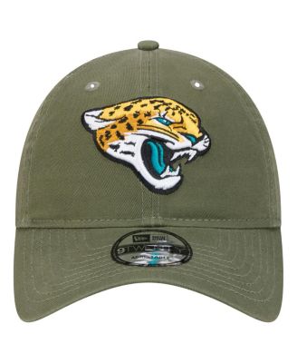 Мужская оливковая шляпа New Era Jacksonville Jaguars Main с регулируемой длиной 920 см