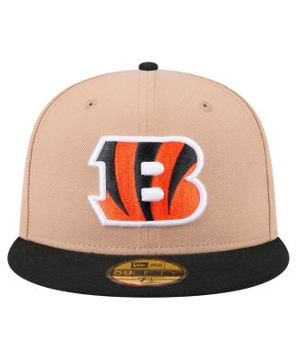 Мужская коричневая кепка New Era с логотипом Cincinnati Bengals Main 59FIFTY в обтяжку