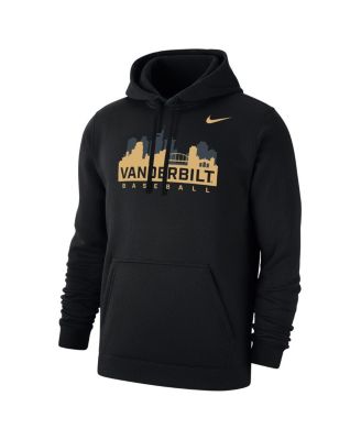 Мужская флисовая толстовка-пуловер Nike с капюшоном Vanderbilt Commodores 2025 Baseball Week Club черного цвета от Nike
