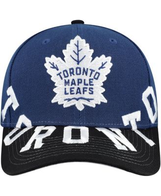 Мужская сине-черная кепка Mitchell & Ness Toronto Maple Leaf's Under Arch с двухцветной застежкой Pro Crown Snapback от Mitchell & Ness