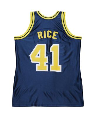 Men's Glen Rice Navy Michigan Wolverines 1988/89 Authentic Jersey