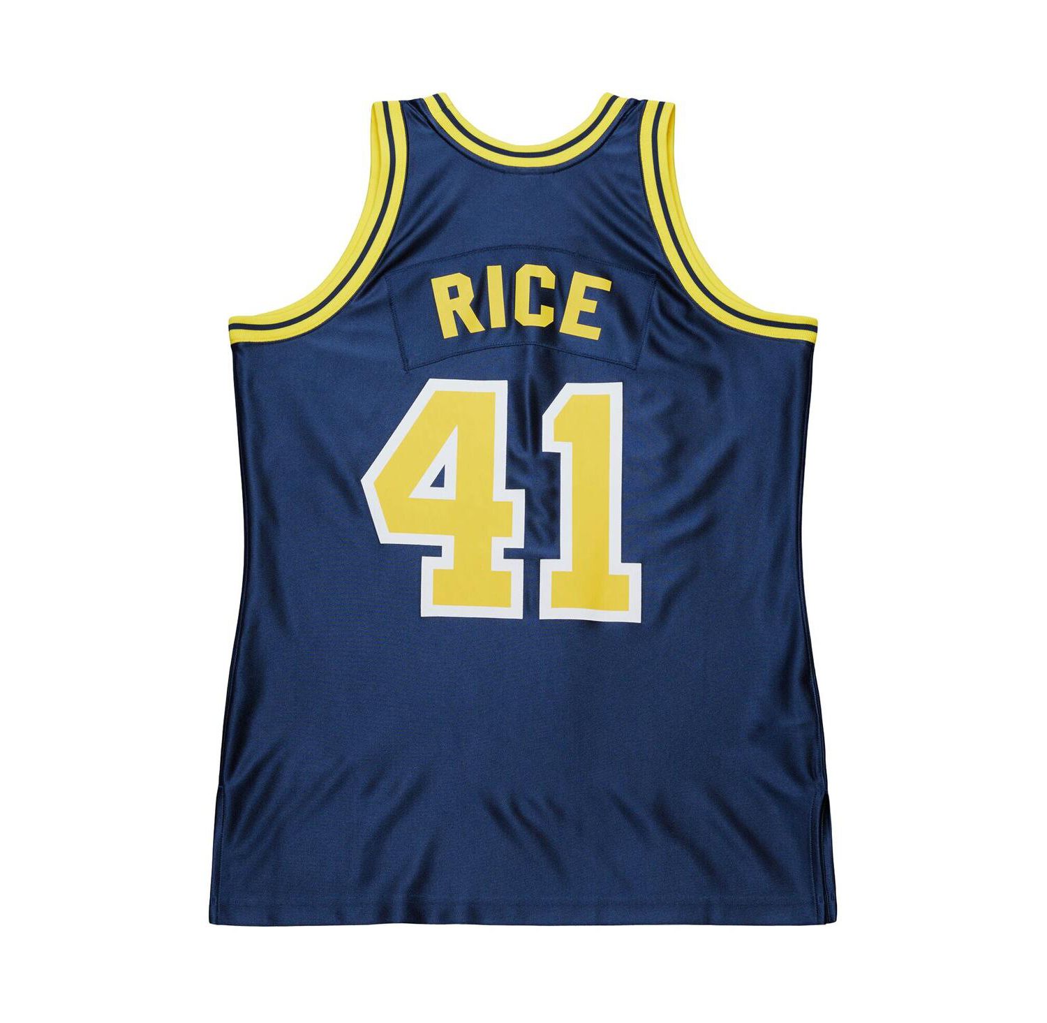 Men's Glen Rice Navy Michigan Wolverines 1988/89 Authentic Jersey