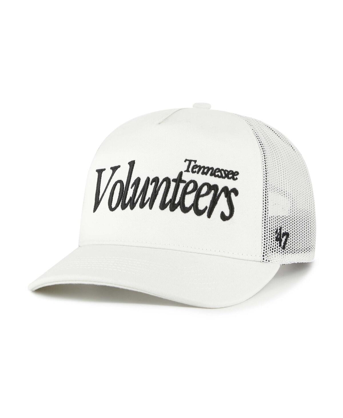 47 Brand Men's And Women'sâ Cream Tennessee Volunteers Foundation Script Adjustable Trucker Hat