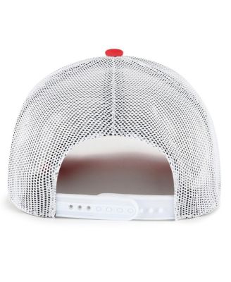 Women's Red Cincinnati Reds Meander Foam Trucker Snapback Hat