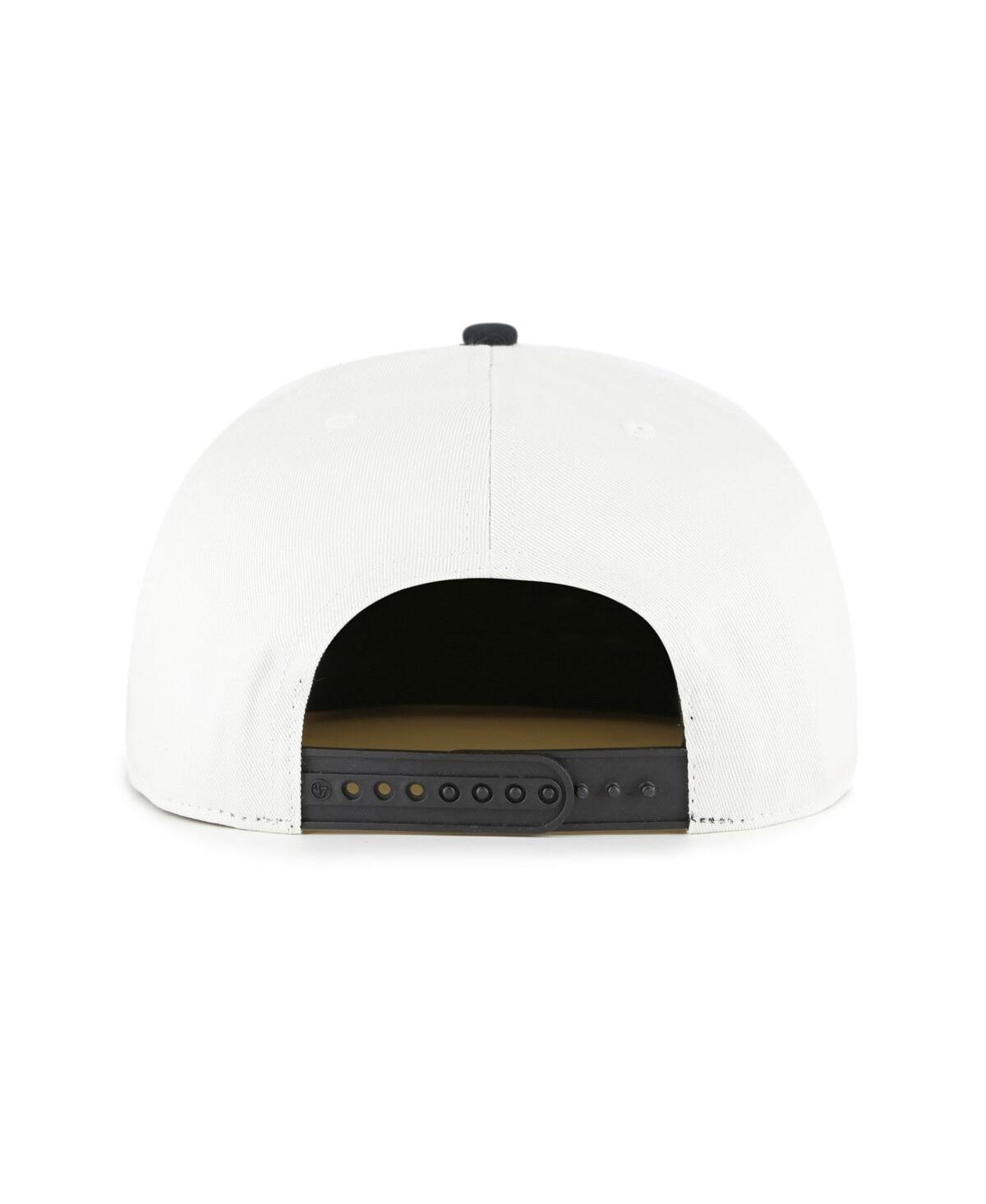 47 Brand Women's White/black Houston Astros Foundation Captain Snapback Hat
