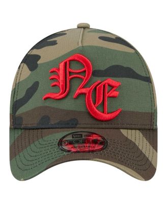 Мужская камуфляжная шляпа New England Patriots Mystic Camo A-образной формы с регулируемой длиной 9 дюймов от New Era
