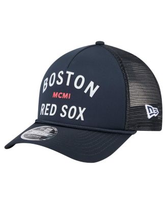 New Era - Men's&nbsp; Navy Boston Red Sox Minimalist 9FORTY A-Frame Adjustable Hat