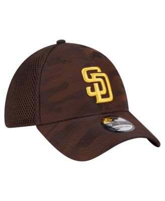 Мужская темно-коричневая кепка New Era San Diego Padres с тонким камуфляжем 39-ГО размера