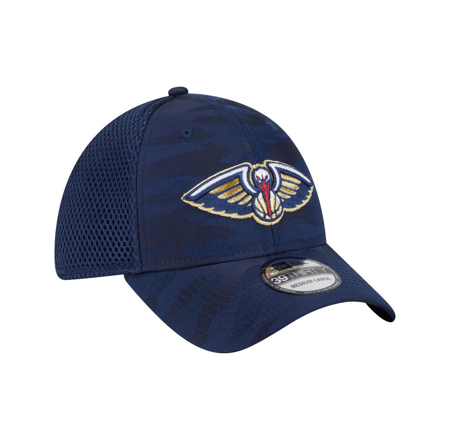 Men's Navy New Orleans Pelicans Subtle Camo 39THIRTY Flex Hat