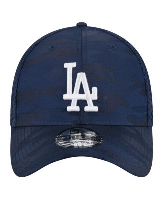 Мужская темно-синяя шляпа New Era Los Angeles Dodgers с тонким камуфляжем 39-ГО РАЗМЕРА