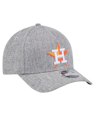 Мужская серая шляпа Houston Astros Cotton Weave M-Crown с А-образной оправой, регулируемая на 9 футов, Новая эра