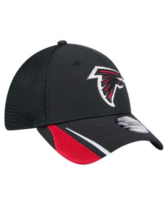 Мужская черная кепка Atlanta Falcons Linear 3930 Flex от New Era