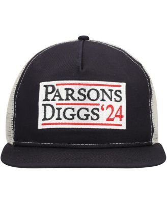 Мужская кепка-бейсболка для дальнобойщика и гольфиста New Era Men's Navy/Natural Dallas Cowboys