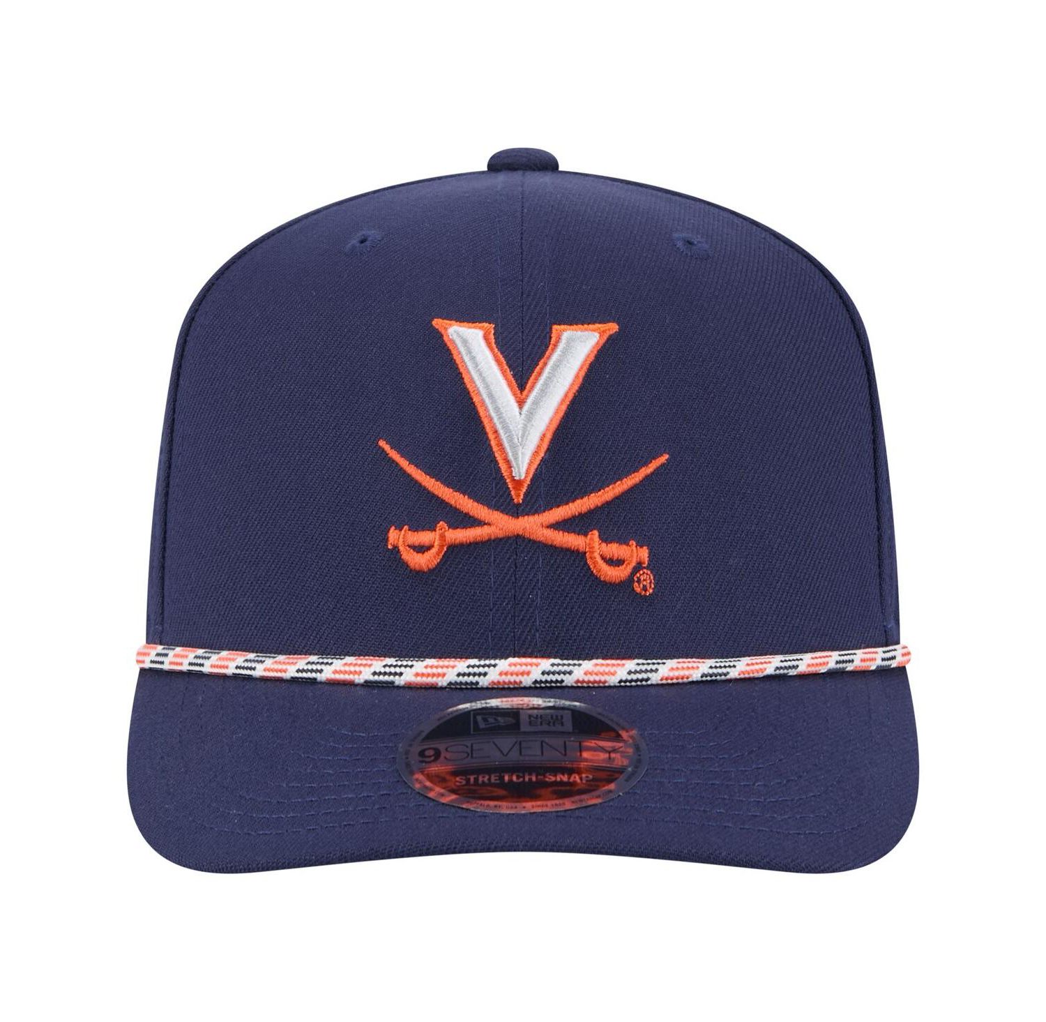 Men's Navy Virginia Cavaliers Gameday Multi-Rope 9SEVENTY Stretch Snap Hat