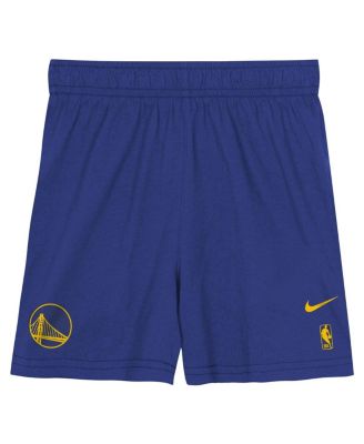 Big Boys and Girls&nbsp;2-Piece Royal Golden State Warriors Practice T-Shirt and Shorts Set