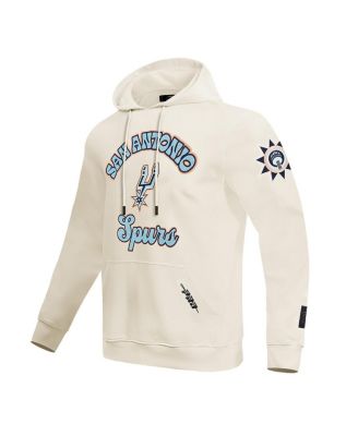 Мужская толстовка-пуловер Pro Standard кремового цвета San Antonio Spurs 2024/25 City Edition с капюшоном