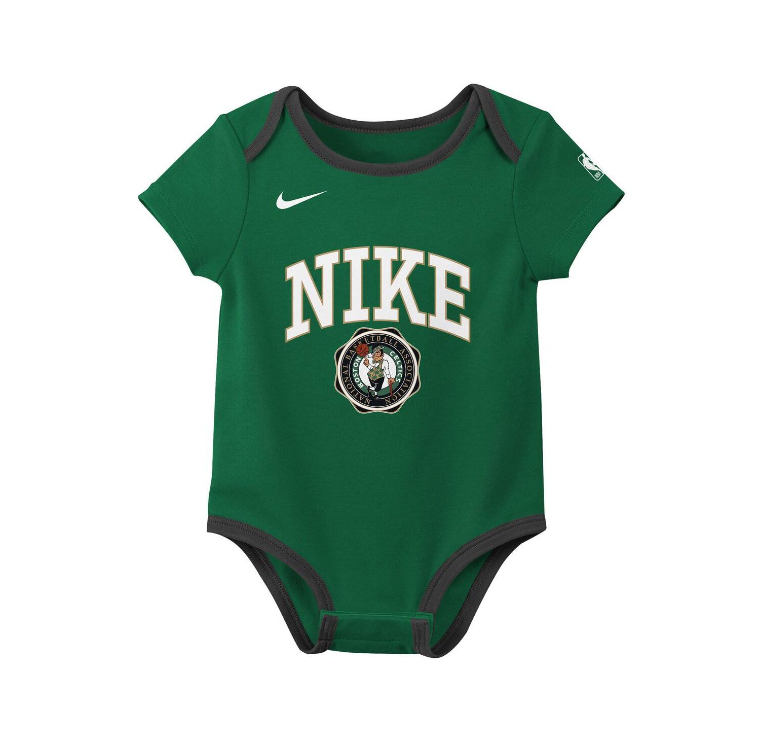 Baby Boys and Girls 2-Pack Kelly Green/Black Boston Celtics Just Do It Bodysuit Set