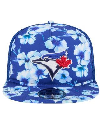 Мужская бейсболка-бейсболка дальнобойщика-гольфиста с приключенческим рисунком Royal Toronto Blue Jays от New Era для мужчин