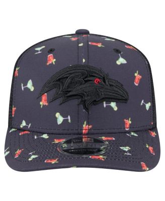 Мужская темно-синяя /черная бейсболка Baltimore Ravens Adventure Drinks с рисунком 9SEVENTY Stretch Snap от New Era