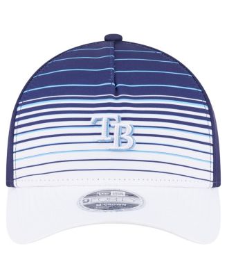 Мужская темно-синяя шляпа New Era Tampa Bay Rays Gradient 940 M с регулируемой тульей