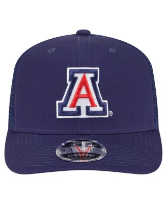 Мужская темно-синяя шляпа Arizona Wildcats Primary 9SEVENTY для дальнобойщиков новой эры с эластичной застежкой