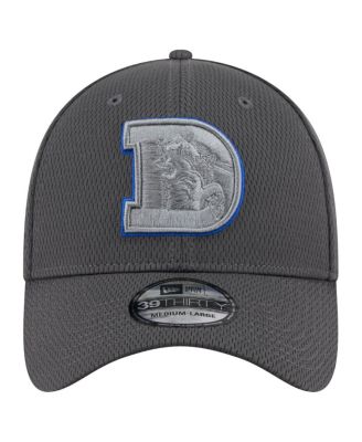 Men's Graphite Denver Broncos Throwback Logo Main 39THIRTY Flex Hat
