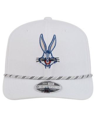 Мужская шапка New Era Bugs Bunny White Looney Tunes Rope 9SEVENTY с регулируемой по длине застежкой-молнией