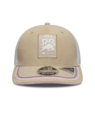 Мужская кепка дальнобойщика New Era Stone RB 2025 Гран-при Майами Visa Cash App 9SEVENTY с регулируемой посадкой