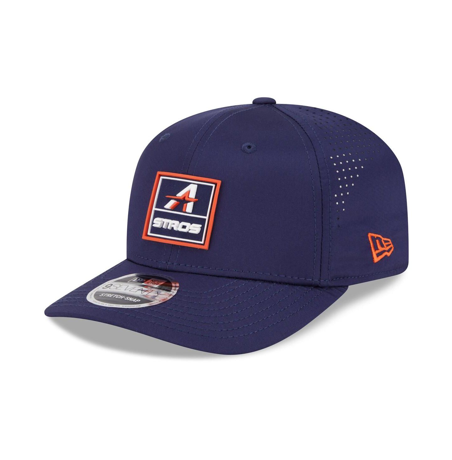 Мужские головные уборы New Era Navy Houston Astros 2025 City Connect Fan Pack 9SEVENTY Adjustable Hat — фото 1