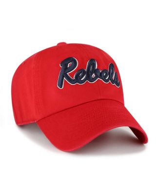 Брендовая мужская шляпа Ole Miss Rebels Clean Up с регулируемой посадкой, красного цвета, 47-го года выпуска