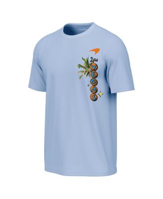 Мужская постиранная футболка Outerstuff светло-голубого цвета McLaren F1 Team 2025 Гран-при Лас-Вегаса