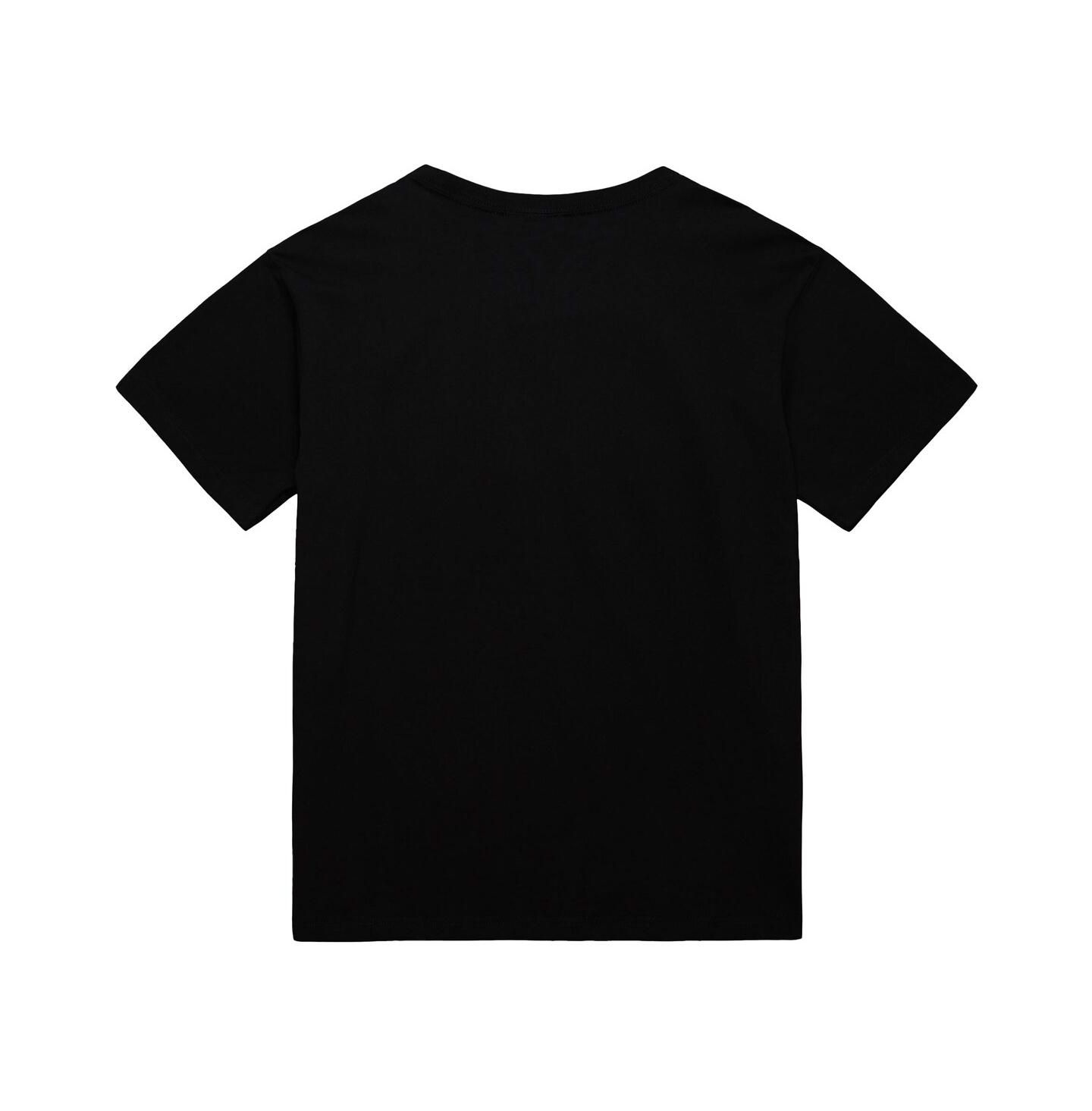 Мужская футболка Mitchell & Ness Black Dallas Mavericks Worldwide Collection Tri-Logo — фото 3