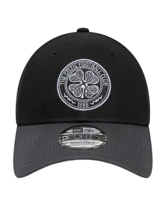 Мужская черно-серая шляпа New Era Celtic Contract с регулируемой длиной 940 см