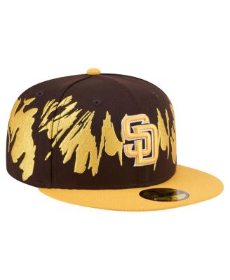 Men's Brown/Gold San Diego Padres Retro Pattern 59FIFTY Fitted Hat