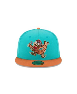 Мужская приталенная шляпа New Era бирюзового цвета Winston-Salem Dash Theme Nights 59 за пятьдесят